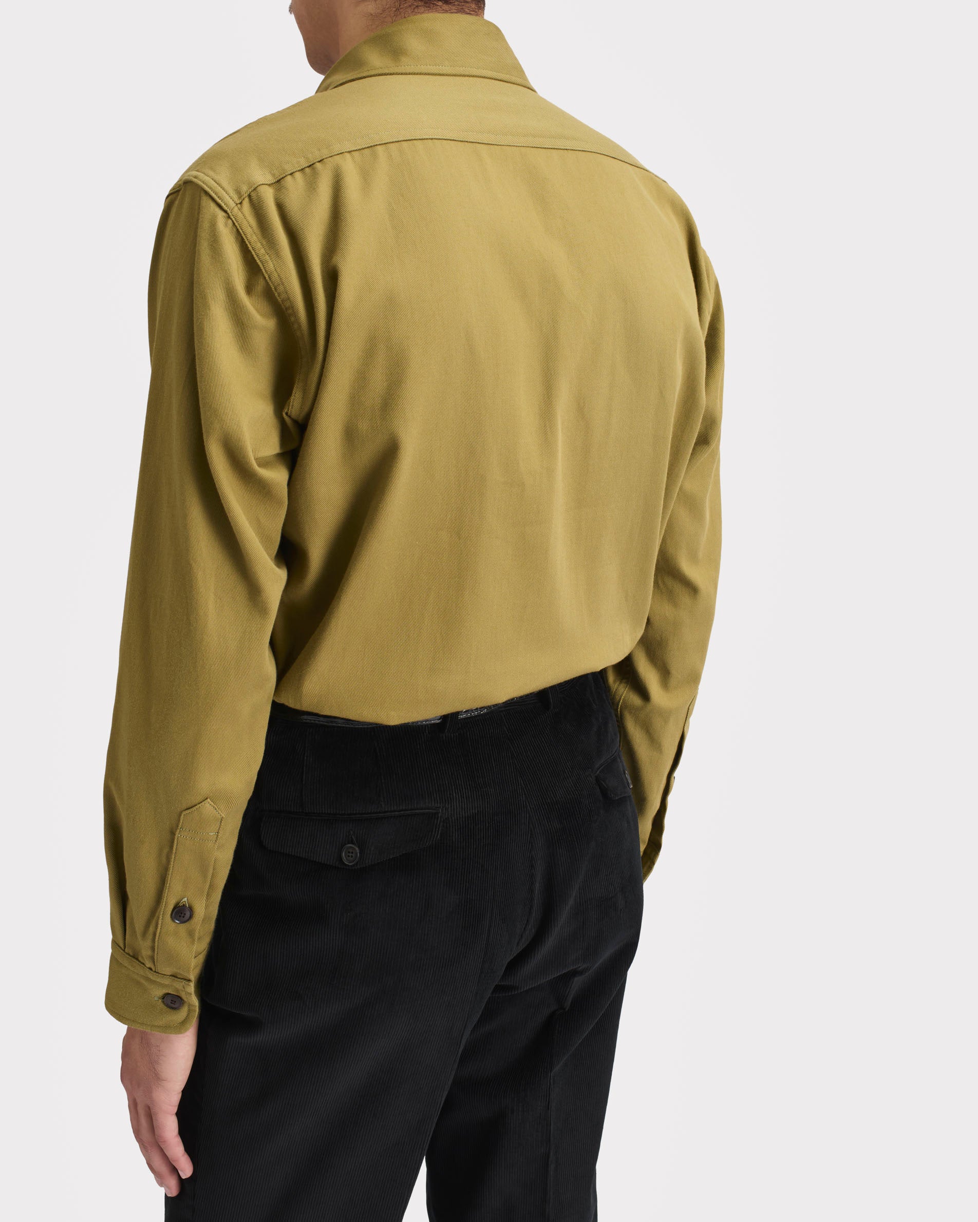 CHEMISE BOY SCOUT EN SERGÉ DE COTON - KAKI - Image 5