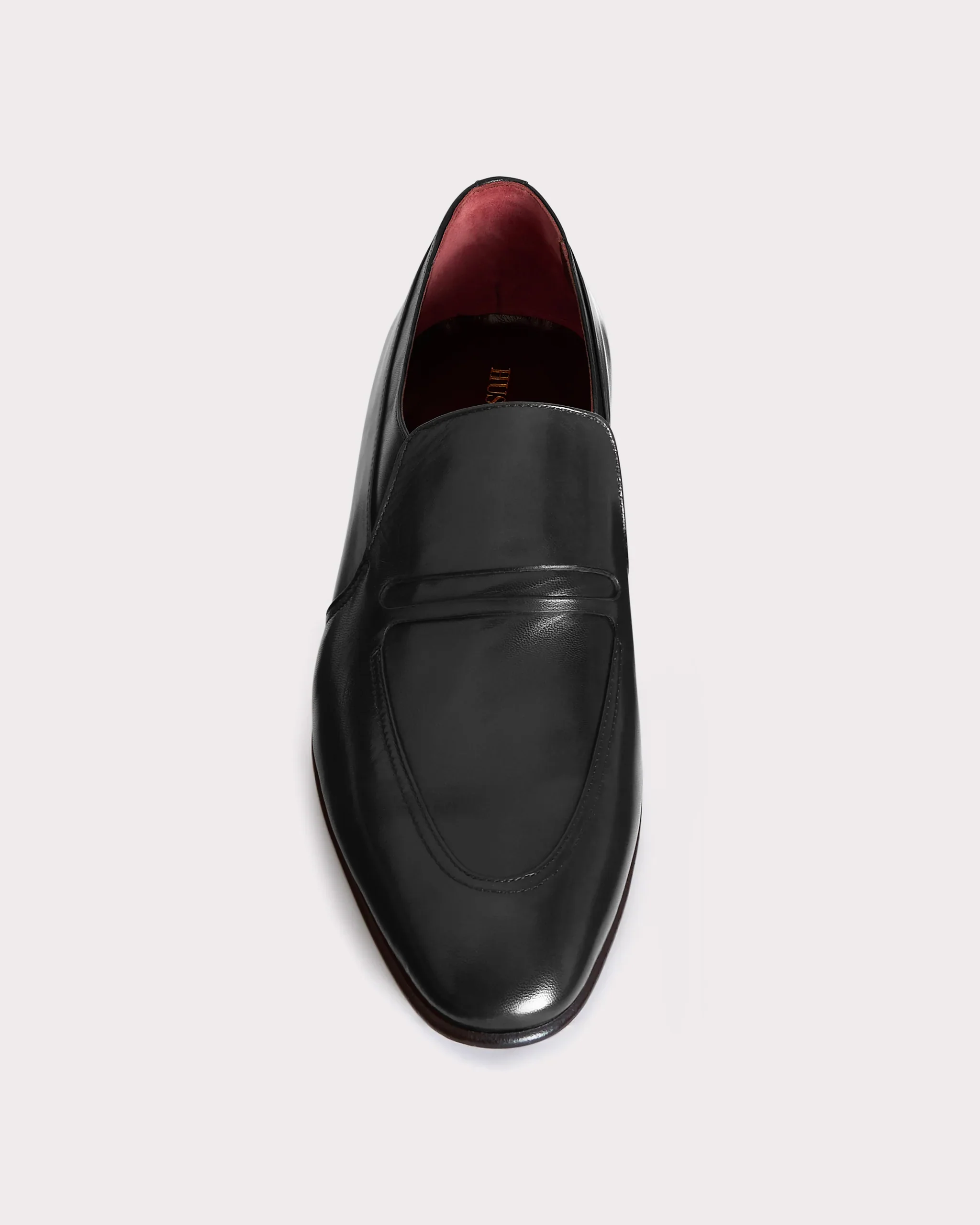 MOCASSINS EN CUIR D’AGNEAU ANALINE - NOIR - Image 4