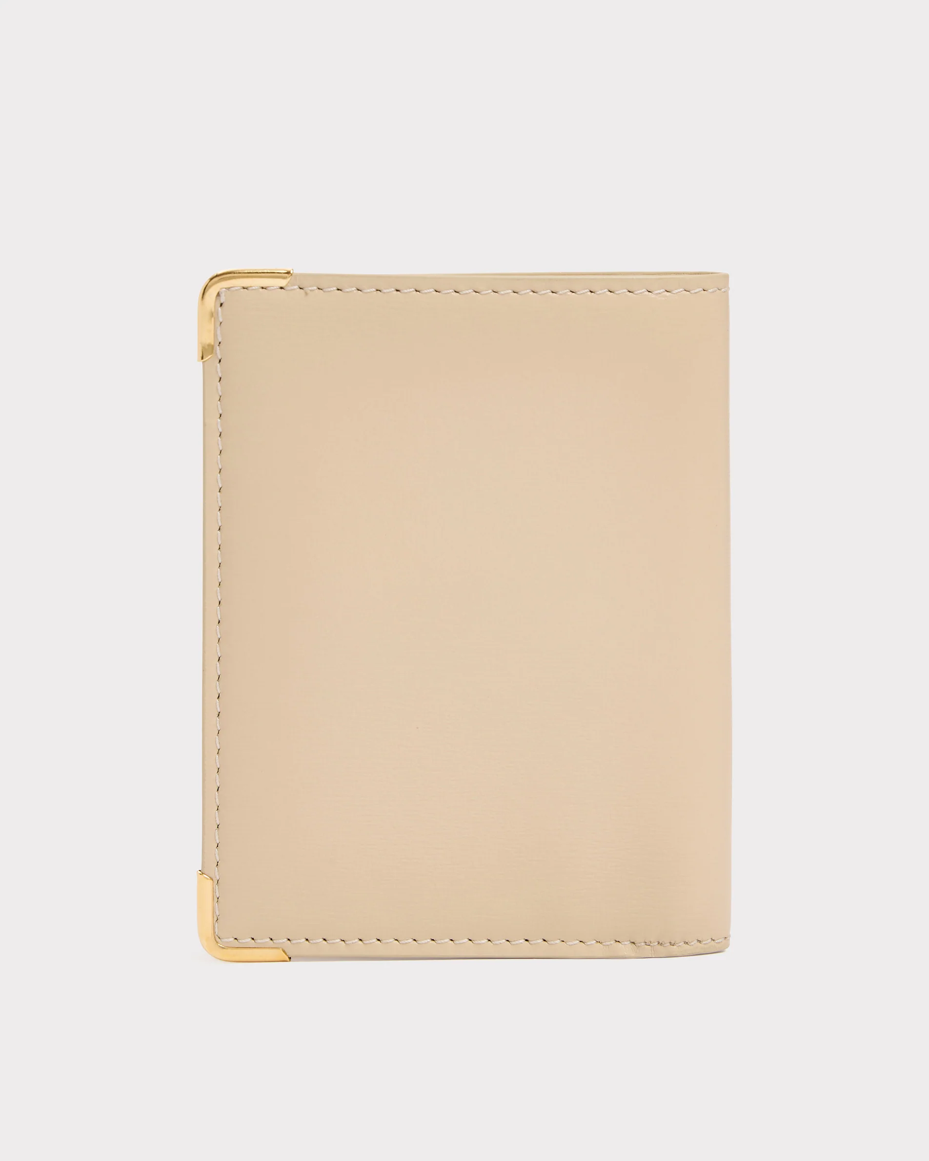 PORTEFEUILLE VERTICAL EN CUIR DE VEAU BOX - VANILLE - Image 3