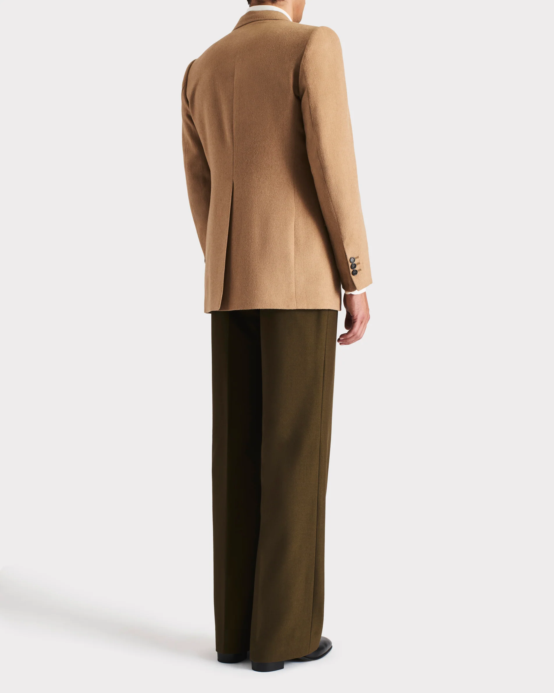 VESTE DROITE EN POIL DE CHAMEAU EXTRA-FIN - CAMEL - Image 3