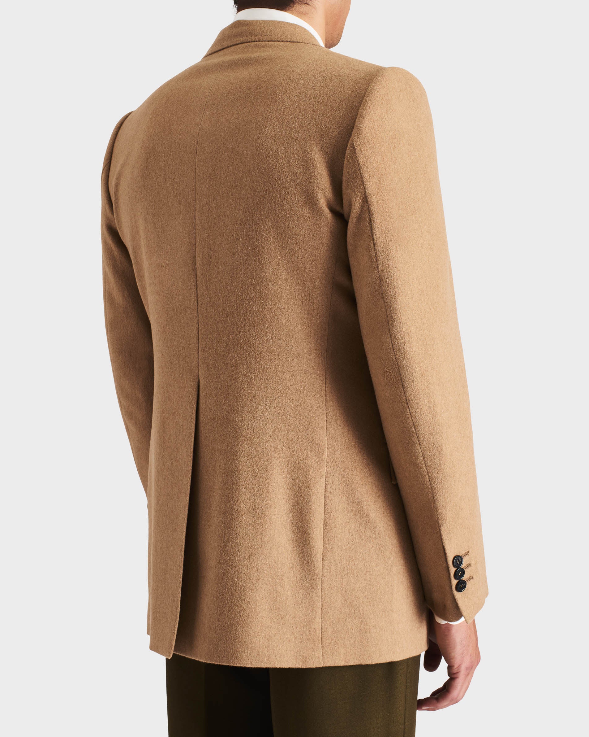 VESTE DROITE EN POIL DE CHAMEAU EXTRA-FIN - CAMEL - Image 6