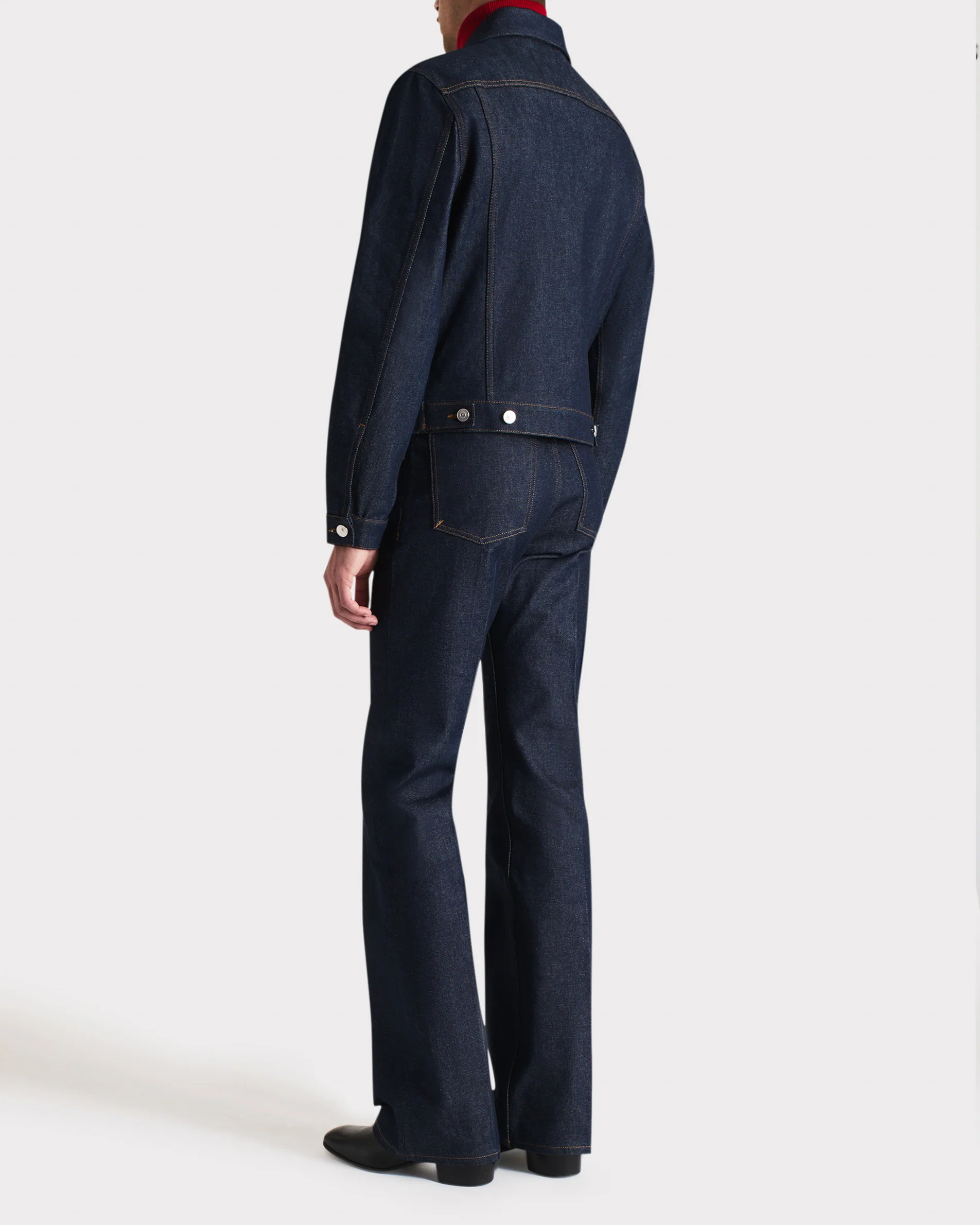 VESTE TRUCKER EN DENIM DE COTON - INDIGO - Image 5